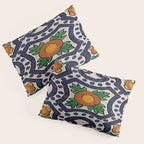 Oranges talavera tile abstract pattern modern decoration Pillow Sham Gallery Image 3