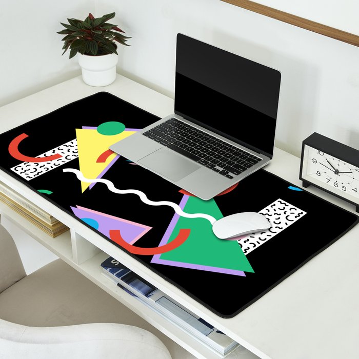 Memphis pattern 87 - 80s / 90s Retro Desk Mat Gallery Image 2
