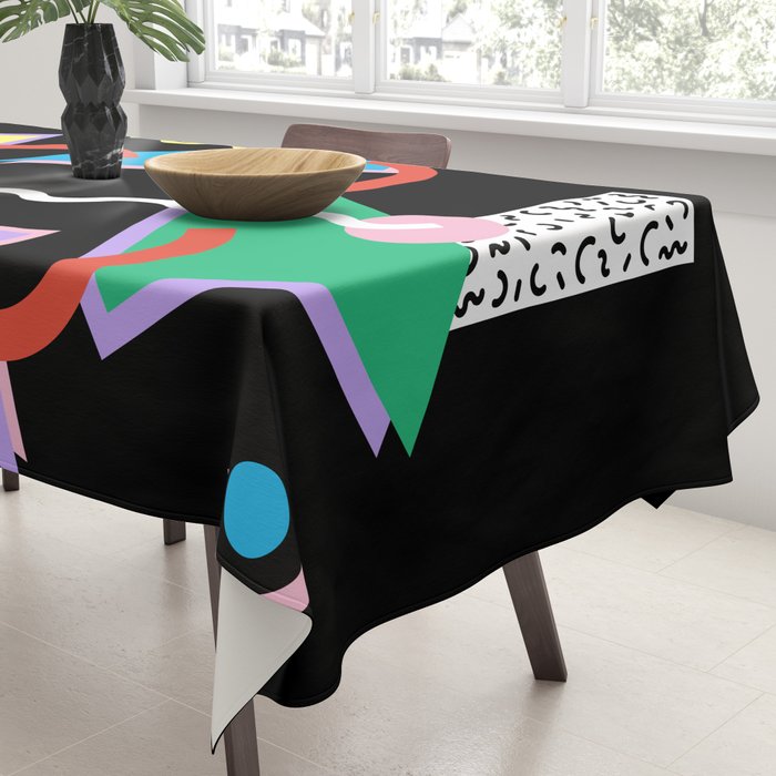 Memphis pattern 87 - 80s / 90s Retro Tablecloth Gallery Image 3