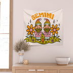 Gemini Gnome Wall Tapestry Gallery Image 2