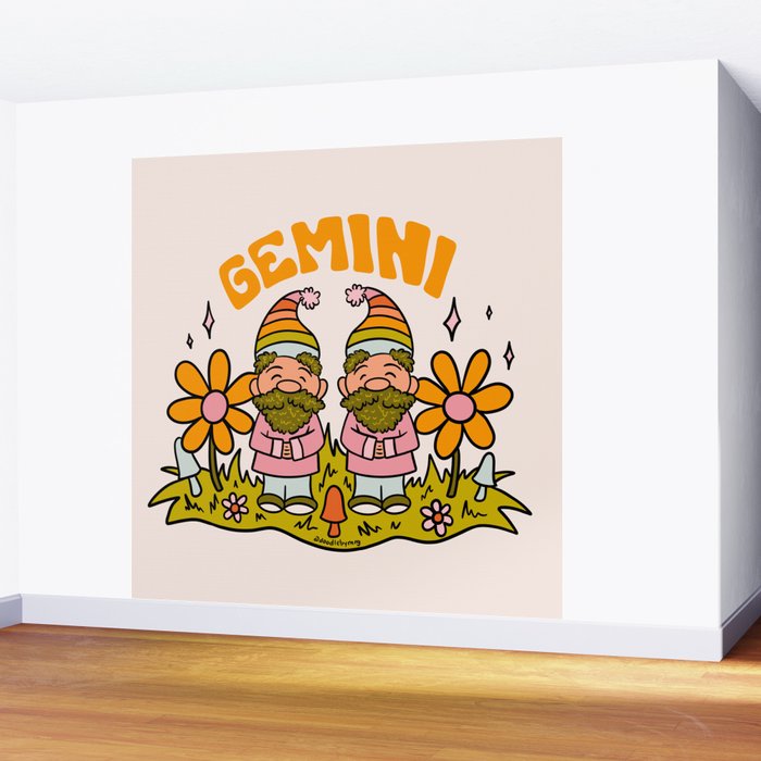 Gemini Gnome Wall Mural Gallery Image 2