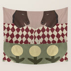 First Date Wall Tapestry Gallery Image 4