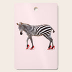 HIGH HEEL ZEBRA Cutting Board Gallery Image 1