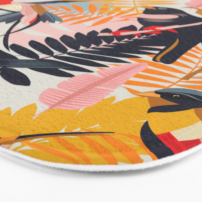 Paradise Birds II. Bath Mat Gallery Image 3