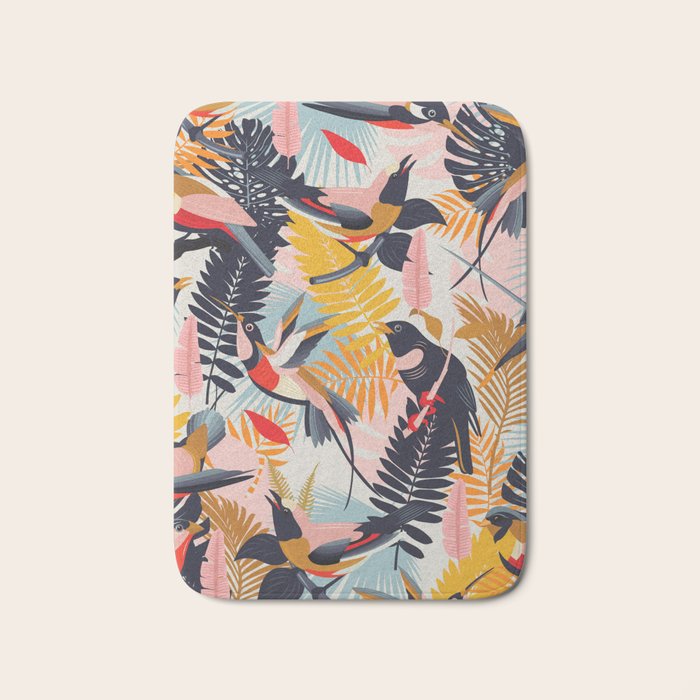 Paradise Birds II. Bath Mat Gallery Image 1