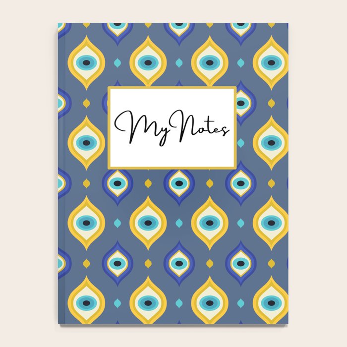 Mystic Evil Eyes Pattern Notebook Gallery Image 4
