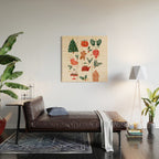 Holiday essentials illustration Wood Wall Art Gallery Image 2
