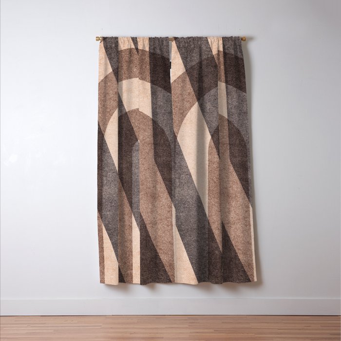 ABSTRACT ALPHABET / Decorative N Window Curtain Gallery Image 3