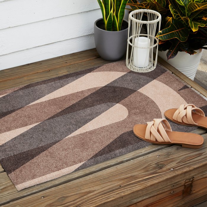 ABSTRACT ALPHABET / Decorative N Outdoor Rug Gallery Image 2