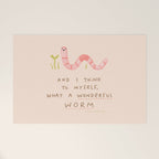 Wonderful Worm Welcome Mat Gallery Image 1