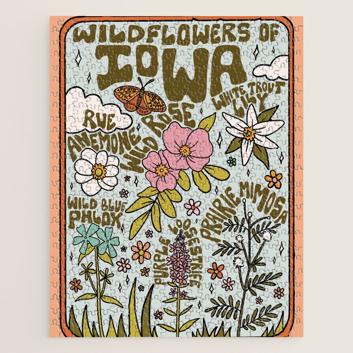 Iowa Wildflowers Jigsaw Puzzle Gallery Image 1