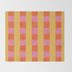 Playful Stripes in Bold Harmony Throw Blanket Gallery Image 2