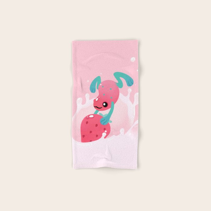 Strawberry poison milk 1 Bath Towel Gallery Image 1