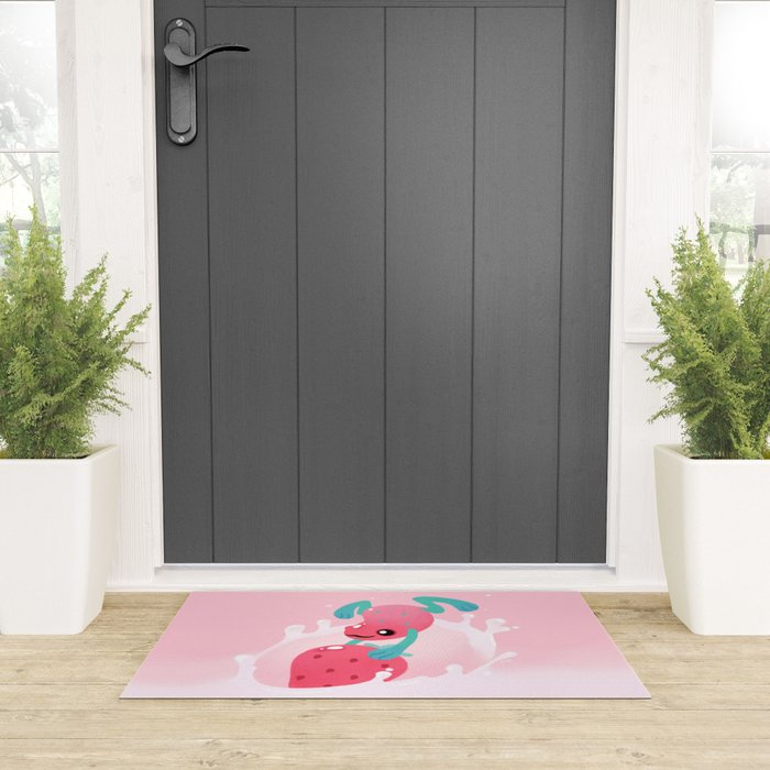 Strawberry poison milk 1 Welcome Mat Gallery Image 3