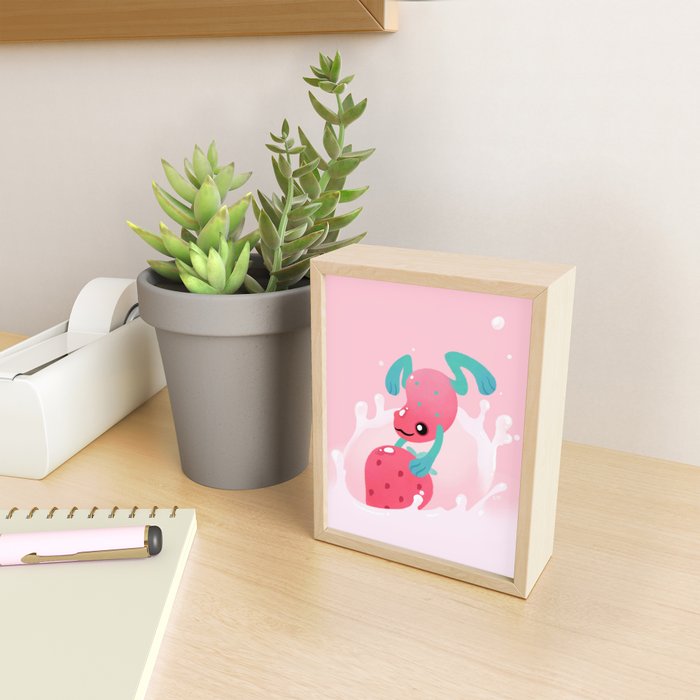 Strawberry poison milk 1 Mini Art Print Gallery Image 2