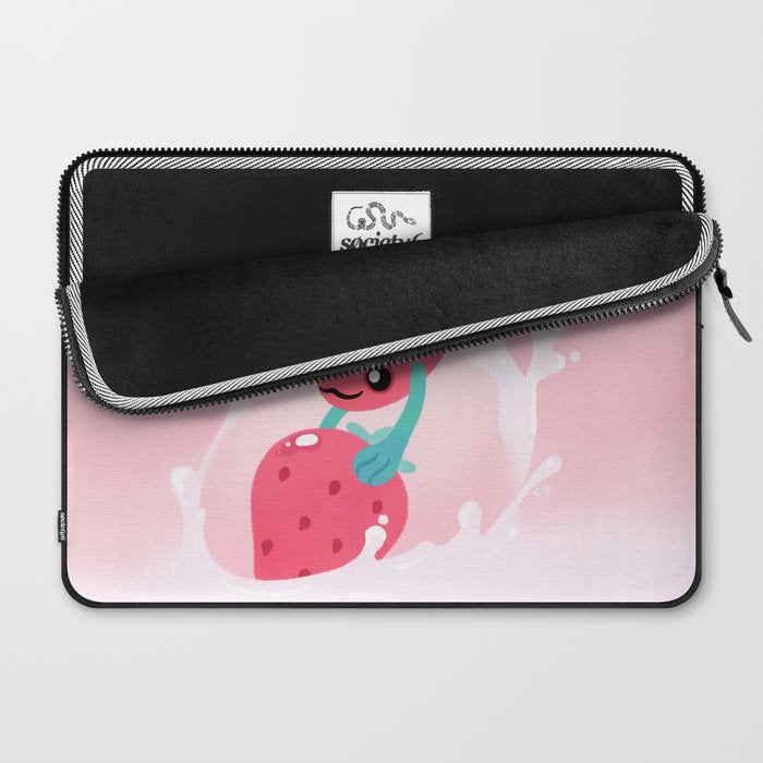 Strawberry poison milk 1 Laptop Sleeve Gallery Image 2
