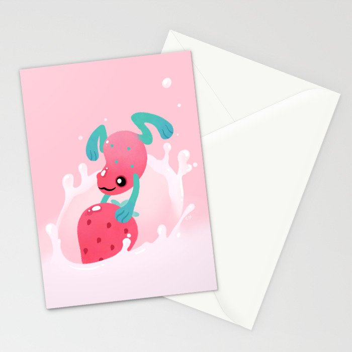 Strawberry poison milk 1 Stationery Card Gallery Image 2