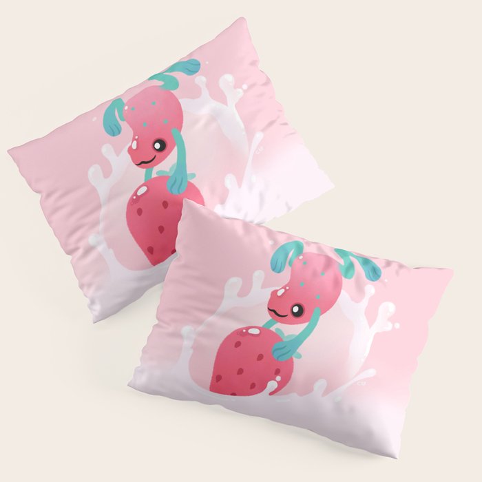 Strawberry poison milk 1 Pillow Sham Gallery Image 3