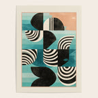Retro Geometric Shapes 2 Poster Gallery Image 4
