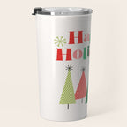 Mid Century Happy Holidays Travel Mug Gallery Image 3