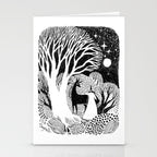 Midnight Unicorn Stationery Card Gallery Image 2
