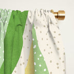 Sunshine Flora / Abstract Botanical Series Window Curtain Gallery Image 2