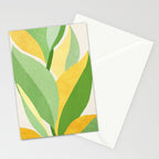 Sunshine Flora / Abstract Botanical Series Stationery Card Gallery Image 2