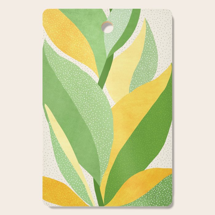Sunshine Flora / Abstract Botanical Series Cutting Board Gallery Image 1