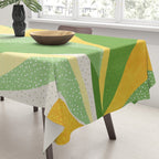 Sunshine Flora / Abstract Botanical Series Tablecloth Gallery Image 3