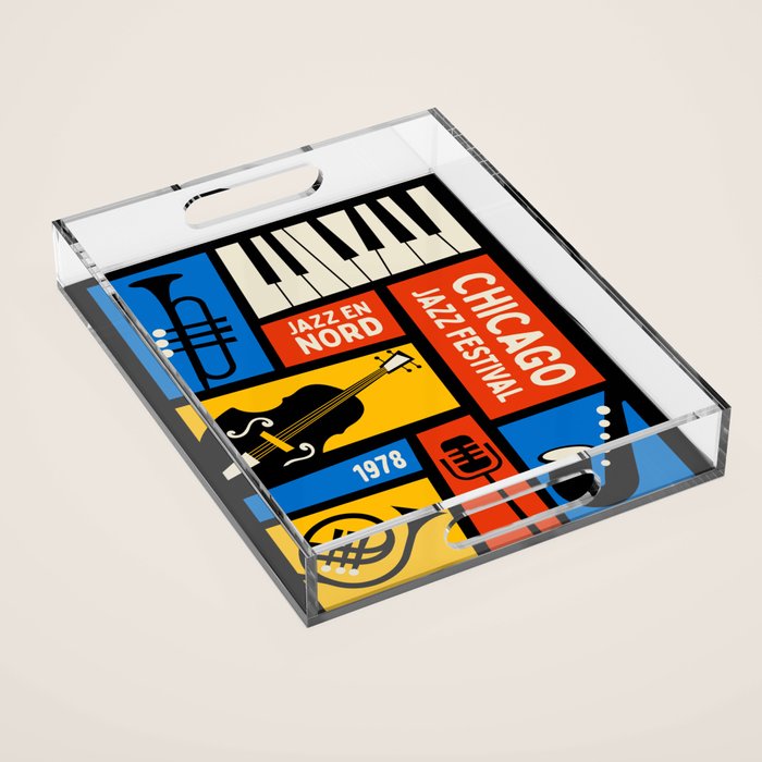 Jazz Festival | Bauhaus V Acrylic Tray Gallery Image 1
