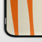 Mid Century Modern Kwaito Abstract Pattern Orange Black Cream Laptop Sleeve Gallery Image 3