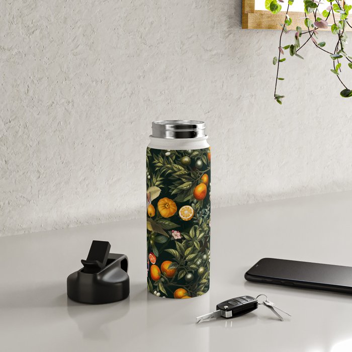 Vintage Fruit Pattern XXII Water Bottle Gallery Image 4