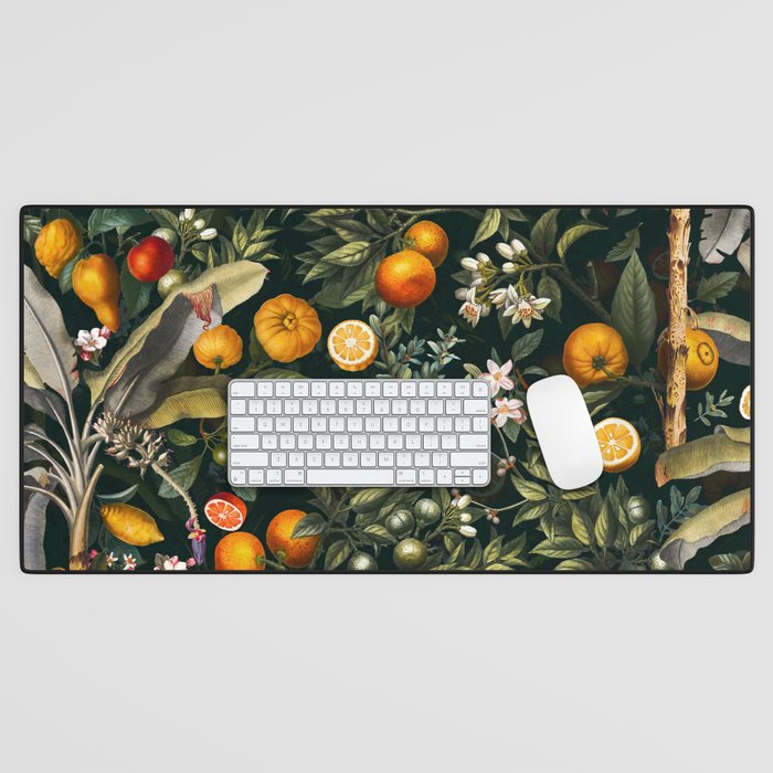 Vintage Fruit Pattern XXII Desk Mat Gallery Image 1