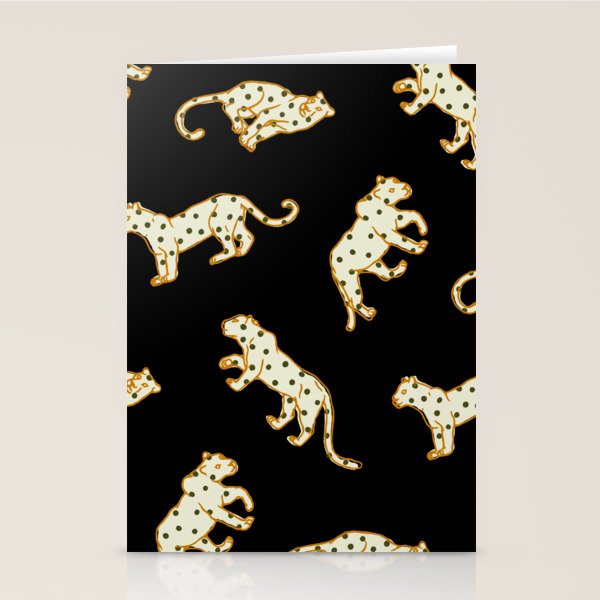 Leopard at Night Stationery Card Gallery Image 1