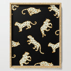 Leopard at Night Serving Tray Gallery Image 1