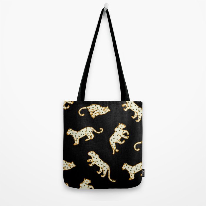 Leopard at Night Tote Bag Gallery Image 2