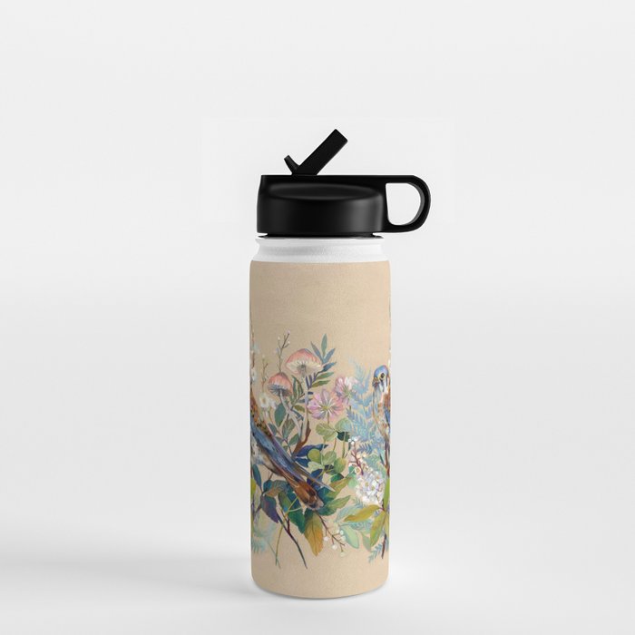 Floral Falcon Garden Water Bottle Gallery Image 1