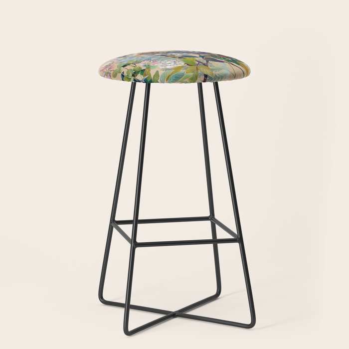 Floral Falcon Garden Stool Gallery Image 1