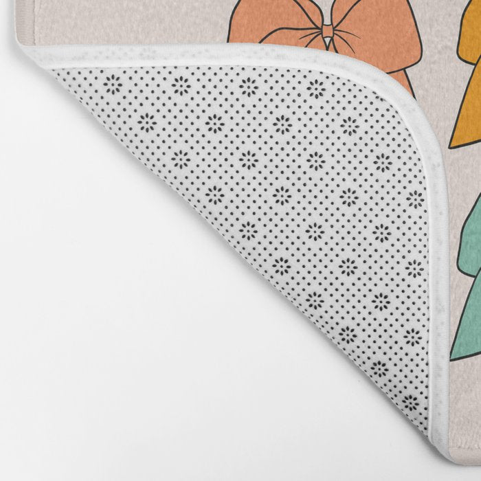 Rainbow Bows Bath Mat Gallery Image 2