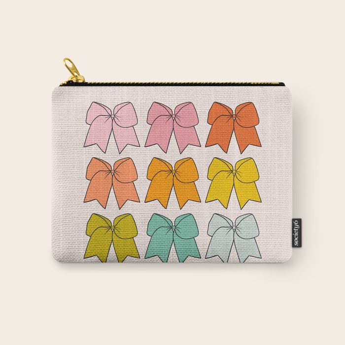 Rainbow Bows Carry All Pouch Gallery Image 1