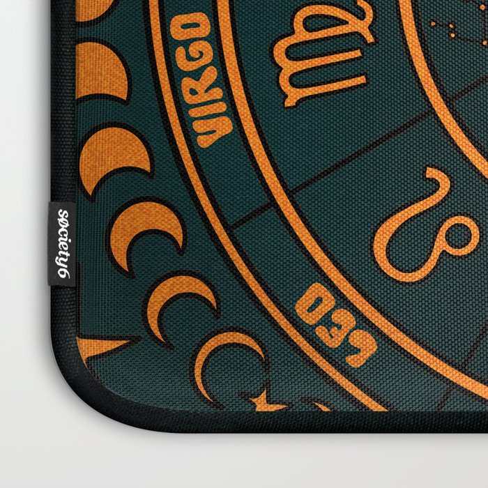 Moon Zodiac Wheel Laptop Sleeve Gallery Image 3