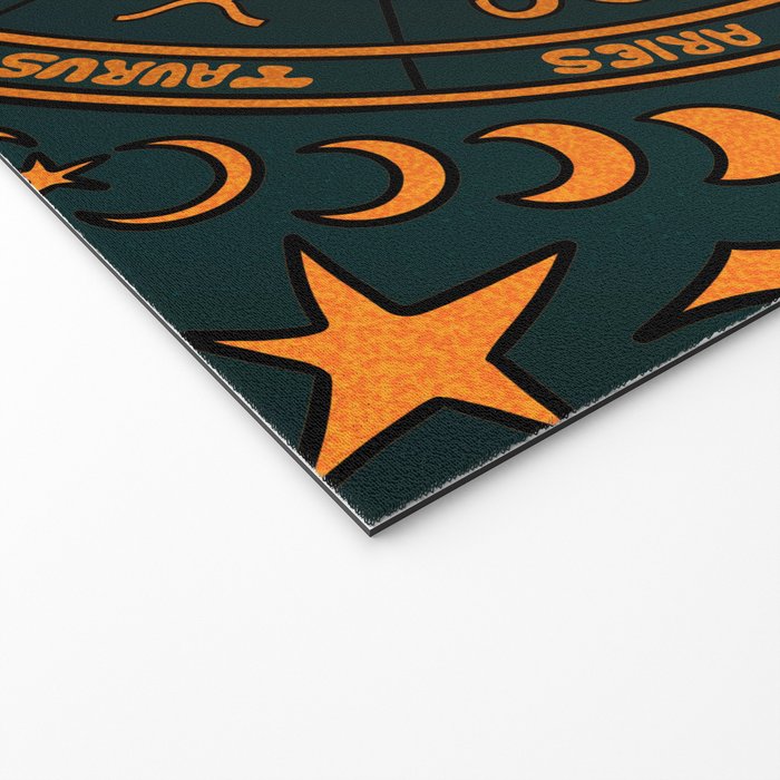 Moon Zodiac Wheel Welcome Mat Gallery Image 2