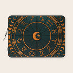Moon Zodiac Wheel Laptop Sleeve Gallery Image 1