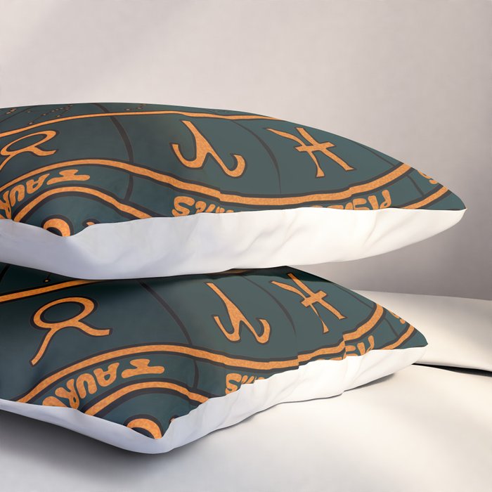 Moon Zodiac Wheel Pillow Sham Gallery Image 3
