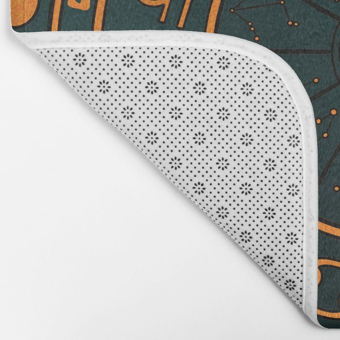 Moon Zodiac Wheel Bath Mat Gallery Image 2