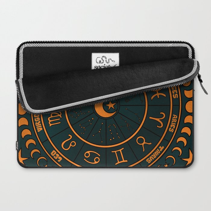 Moon Zodiac Wheel Laptop Sleeve Gallery Image 2