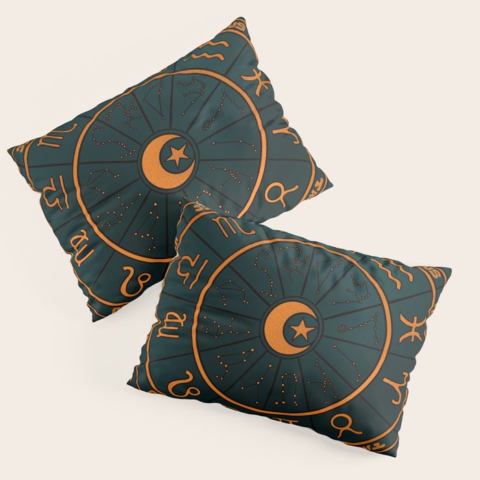 Moon Zodiac Wheel Pillow Sham Gallery Image 3