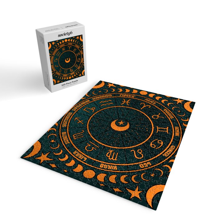 Moon Zodiac Wheel Jigsaw Puzzle Gallery Image 2