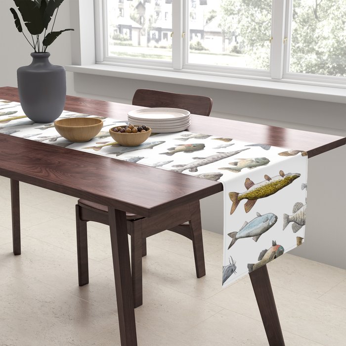A Few Freshwater Fish Table Runner Gallery Image 2