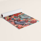 FLORAL AND BIRDS XIX Yoga Mat Gallery Image 2